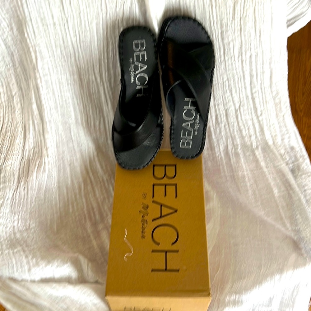 Black Matisse slip on sandal